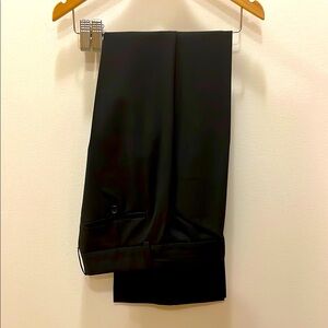 Size 00 Theory Black Wool Trousers